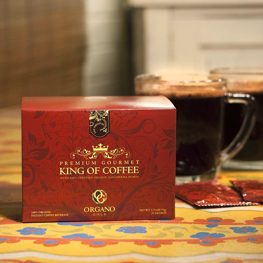 Premium Gourmet King of Coffee Organo Gold Cafe vua Serum