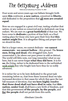use of antithesis in the gettysburg address use of antithesis in the gettysburg address