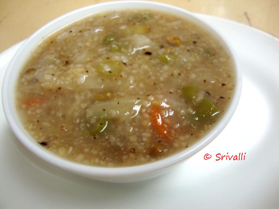 Jowar Vegetable Soup Diabetes Diet Food