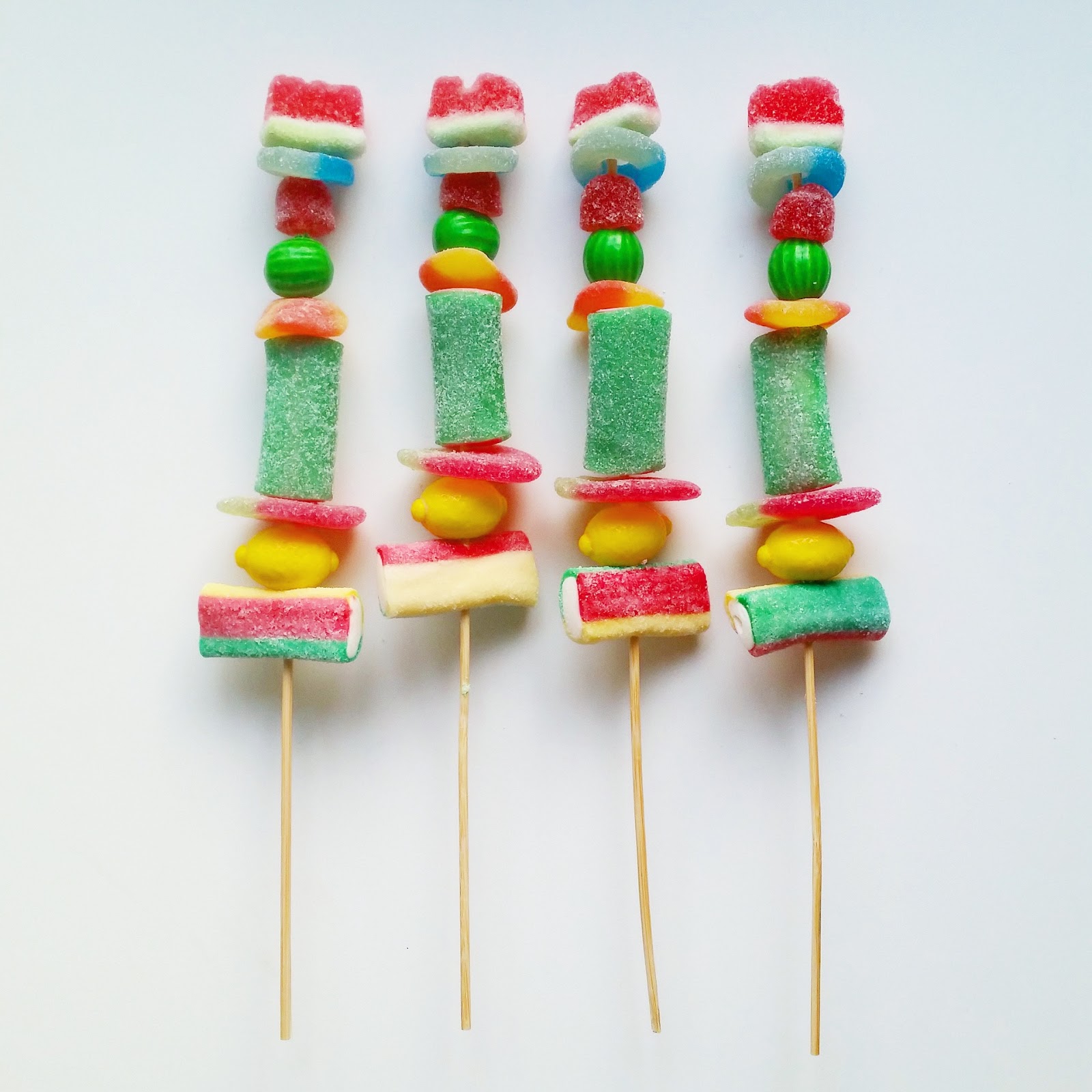 Candy Kabobs a huge hit at the birthday party