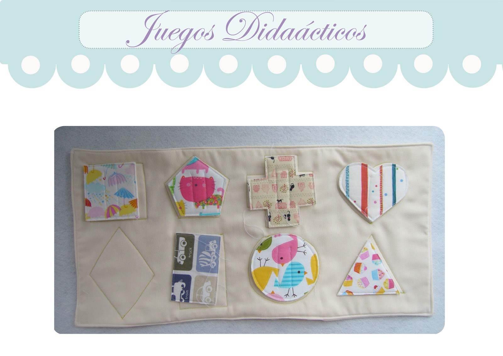 juegos didacticos en tela