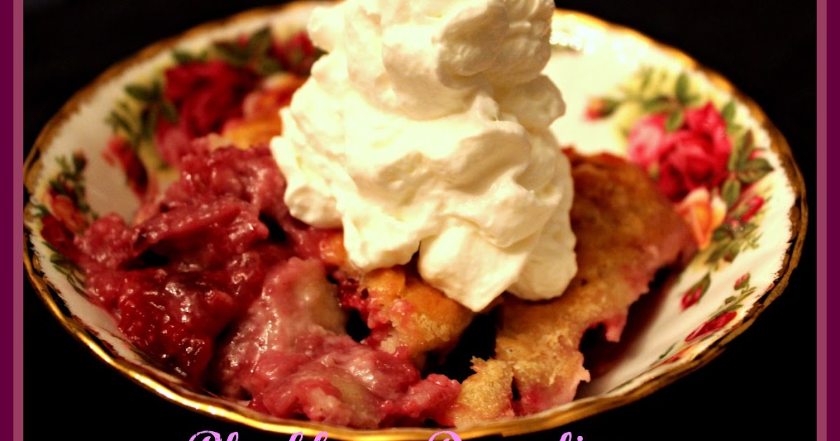 Sweet Tea and Cornbread Blackberry Dumplings!