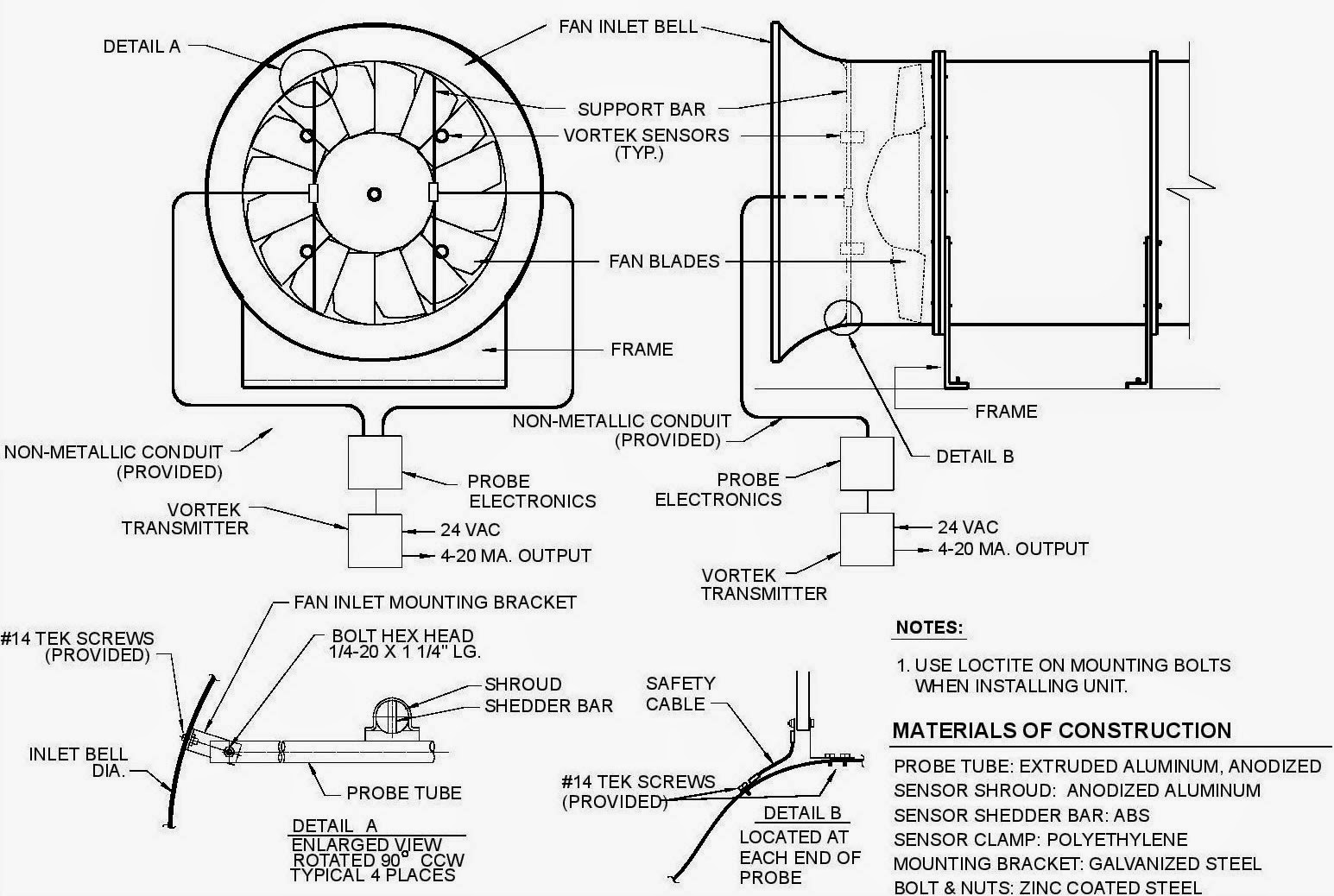 FLOW METER INDONESIA TEK AIR VT7100 MODEL HVAC VORTEX FLOW METER
