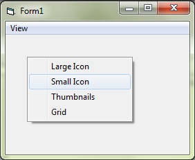 View popup menu The PopupMenu method to show popup menu