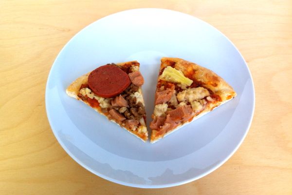 Redwood Vegan Pizza slices