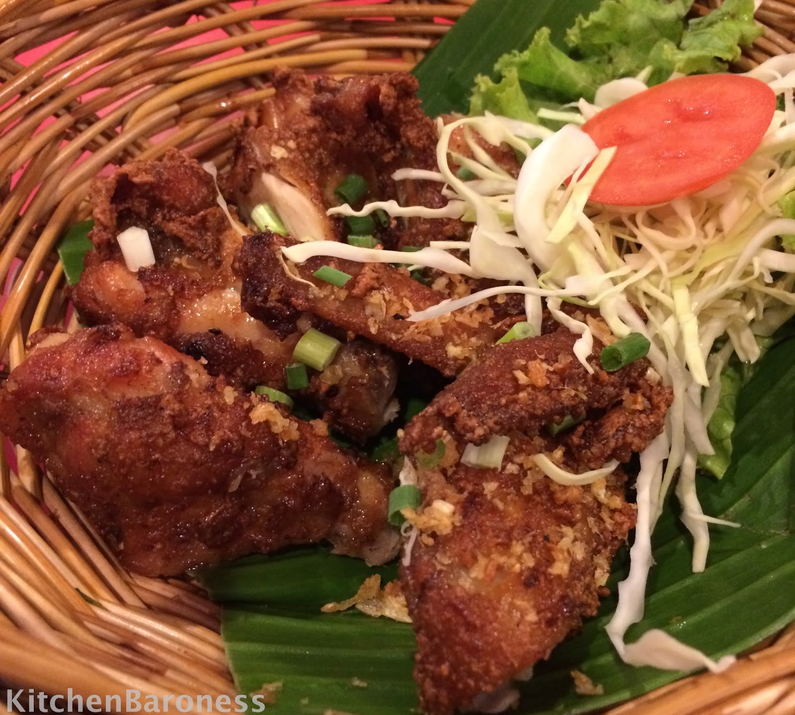 KitchenBaroness Bangkok Thailand Garlic Fried Chicken