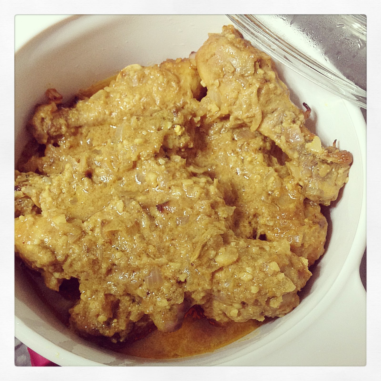 Life can be simple Baked Chicken Curry