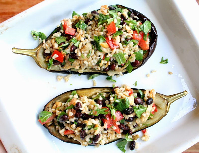 Aubergine-Burger-Vegan