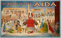 1908 Poster for the opera, Aida