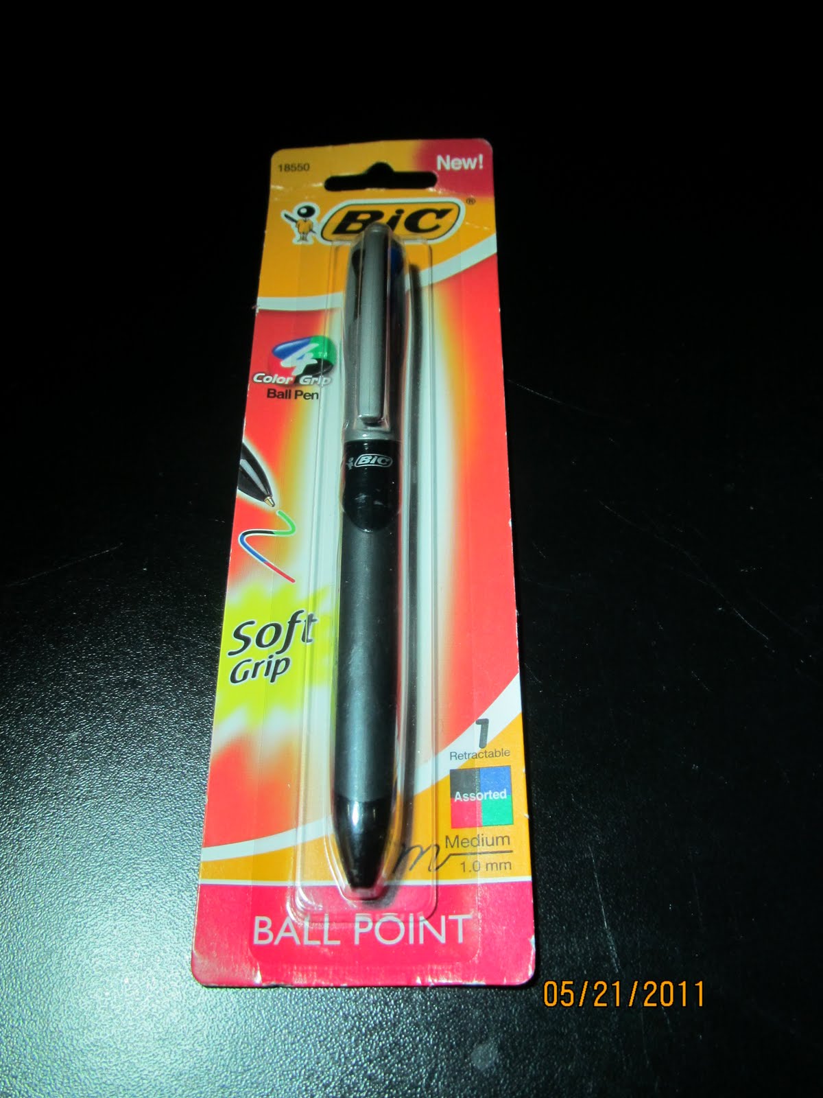 Pen and Paper Hoarder: Bic 4 Color Soft Grip Pen
