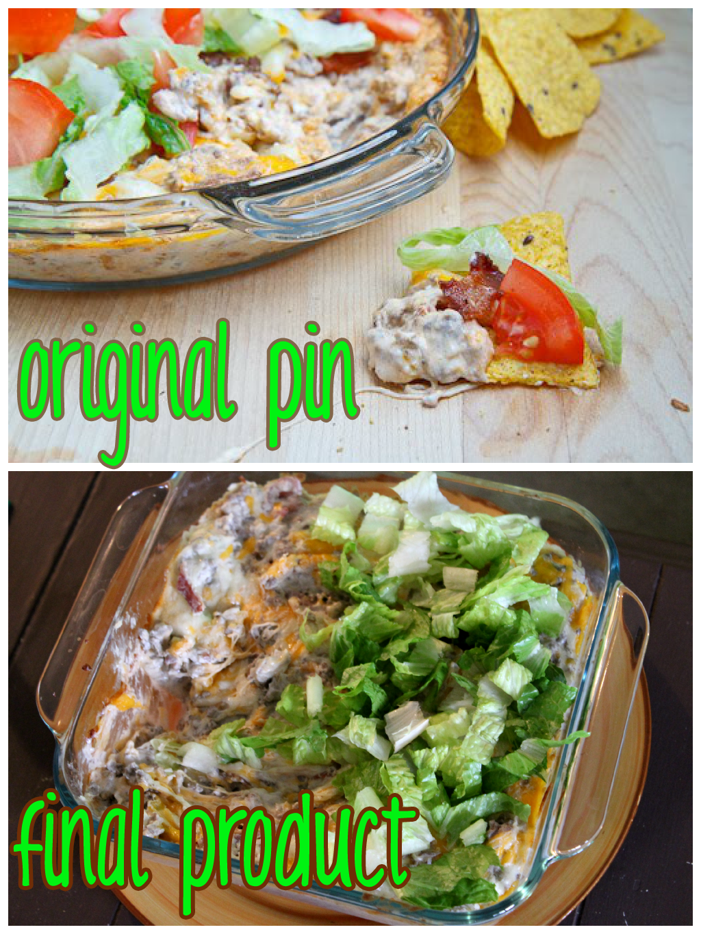 love, elizabethany pinspired recipe bacon cheeseburger dip is delicious