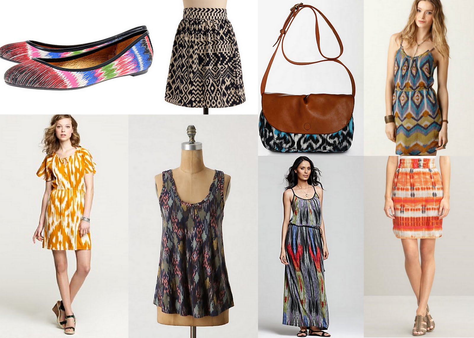 Paper Doll Romance Summer Style Ikat