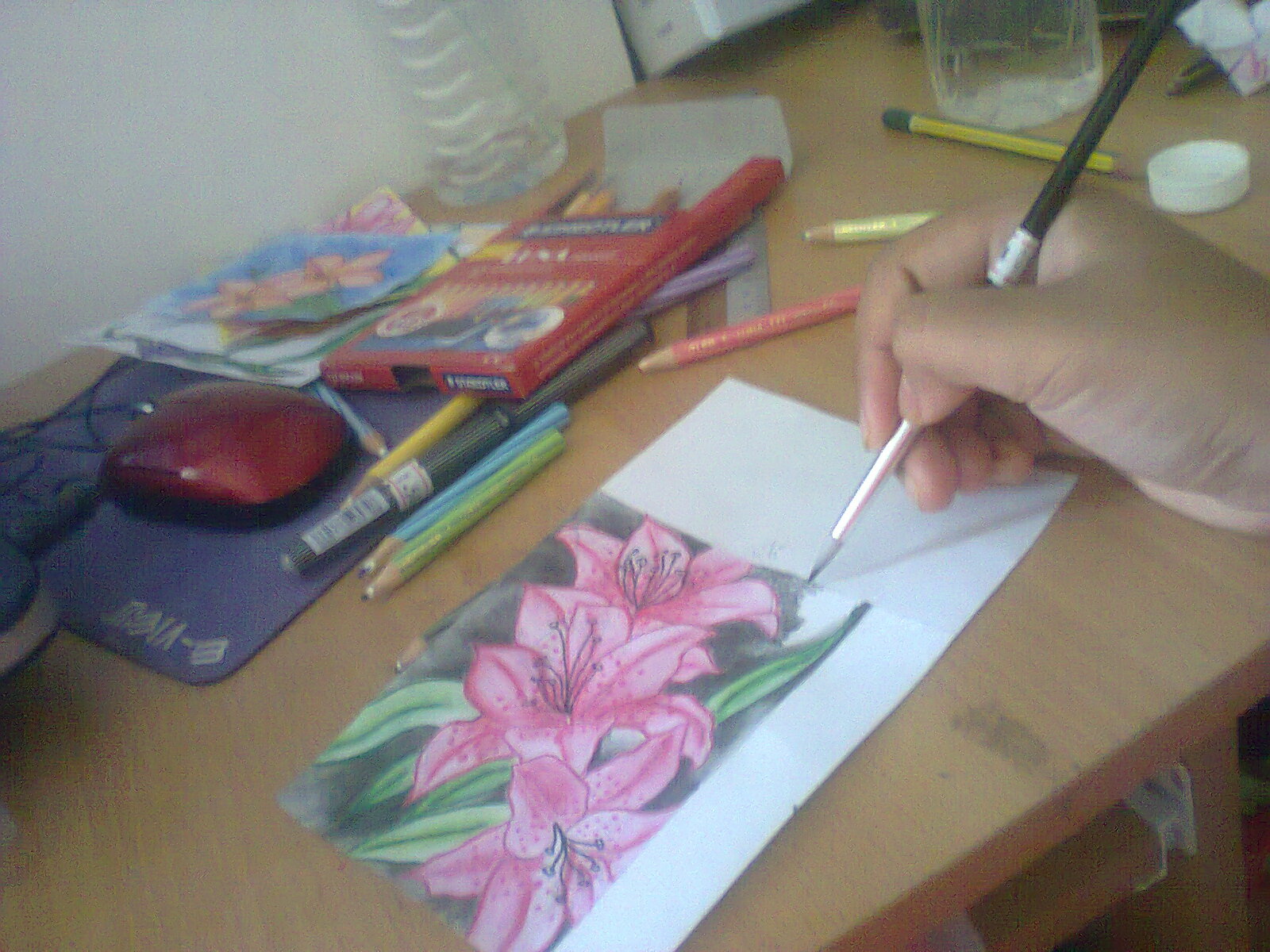 Lakaran Kehidupan Lukisan Bunga Bungaan