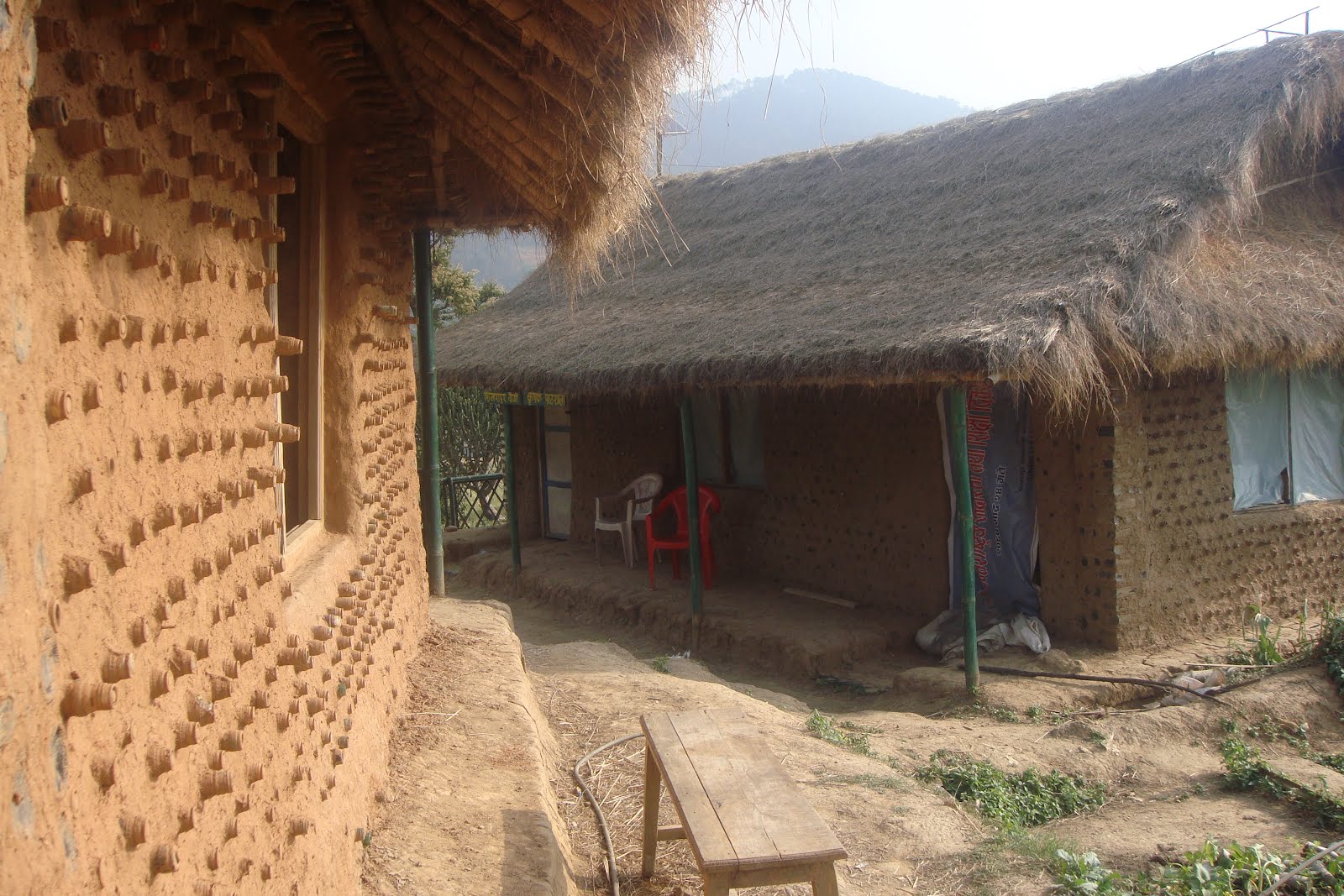 unigalriju Nepal's biggest 'Bottle House' at Pharping