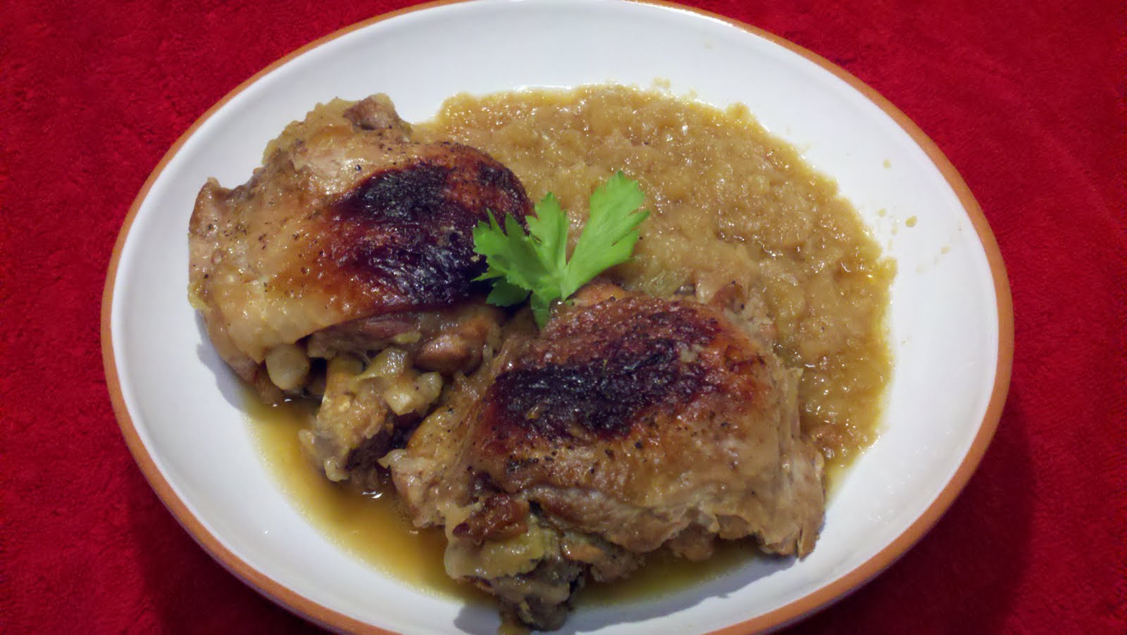 Cooking with Joey: Apple Braised Turkey Thighs