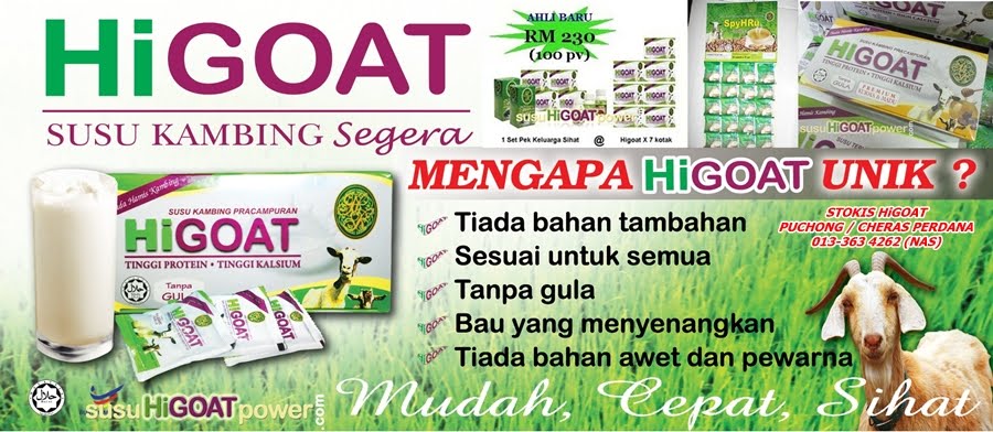 MIRACLE SOAK,  MIRACLE SPRAY,  MIRACLE RING, SUSU KAMBING HiGOAT, KOPI RADIX (HPA), GELANG EDYMIUM