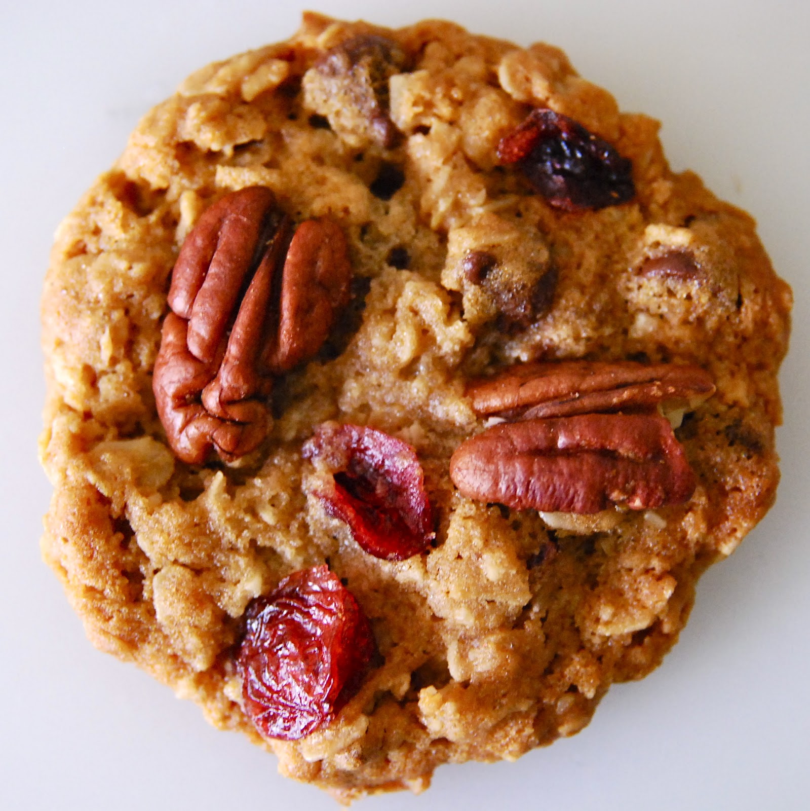My Recession Kitchen...and garden Cranberry Pecan Oatmeal Cookies