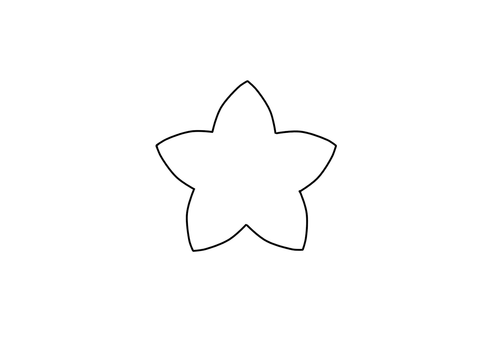 different size star templates ideal vistalist co different size star outline