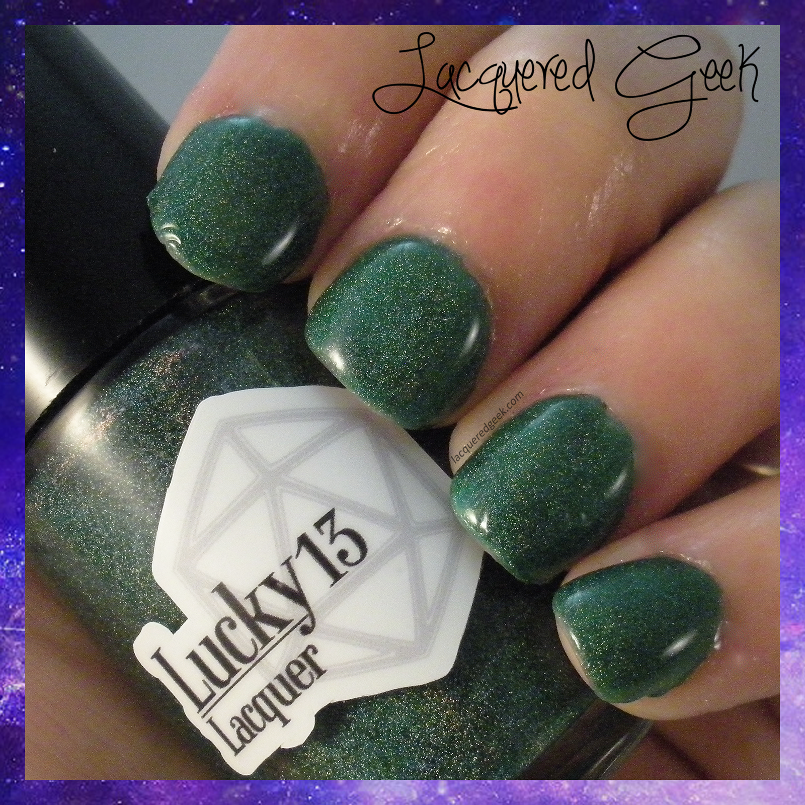 Lucky 13 Lacquer Emerald City swatch