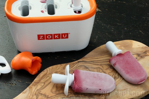 b>Fruit 'n Buttermilk Ice Pops + ZOKU Quick Pop Maker Giveaway!</b>  {#SummerOfThePopsicle}