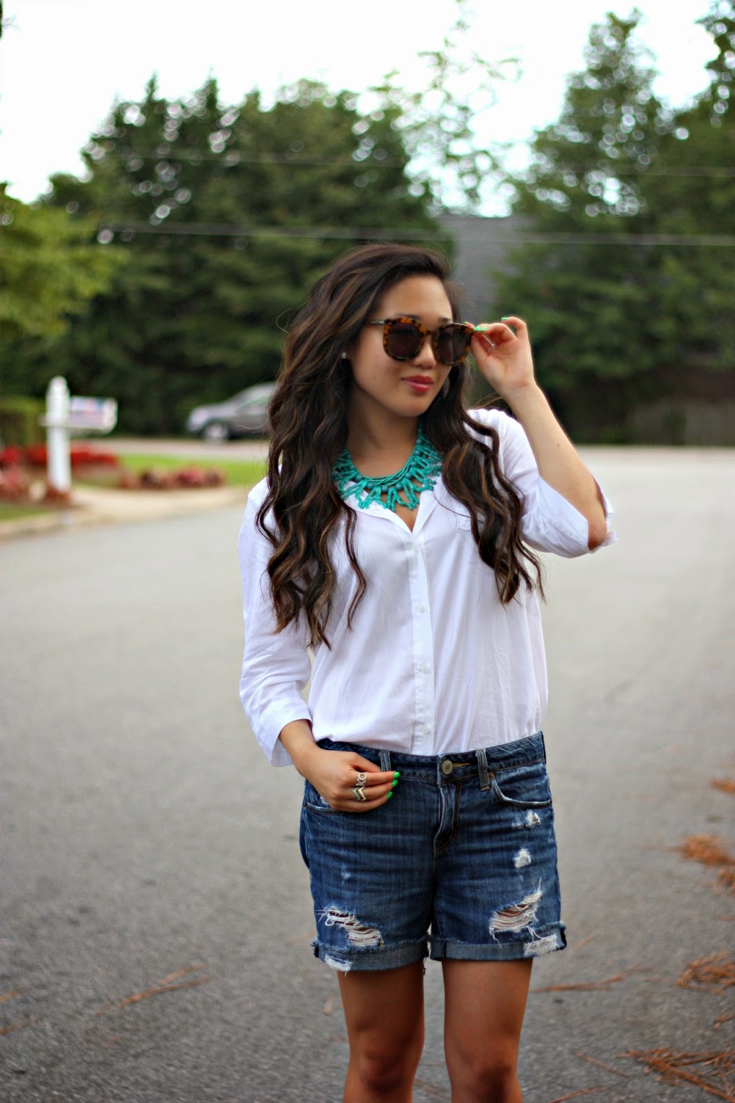 Boyfriend Shorts + New App Gracefullee Made