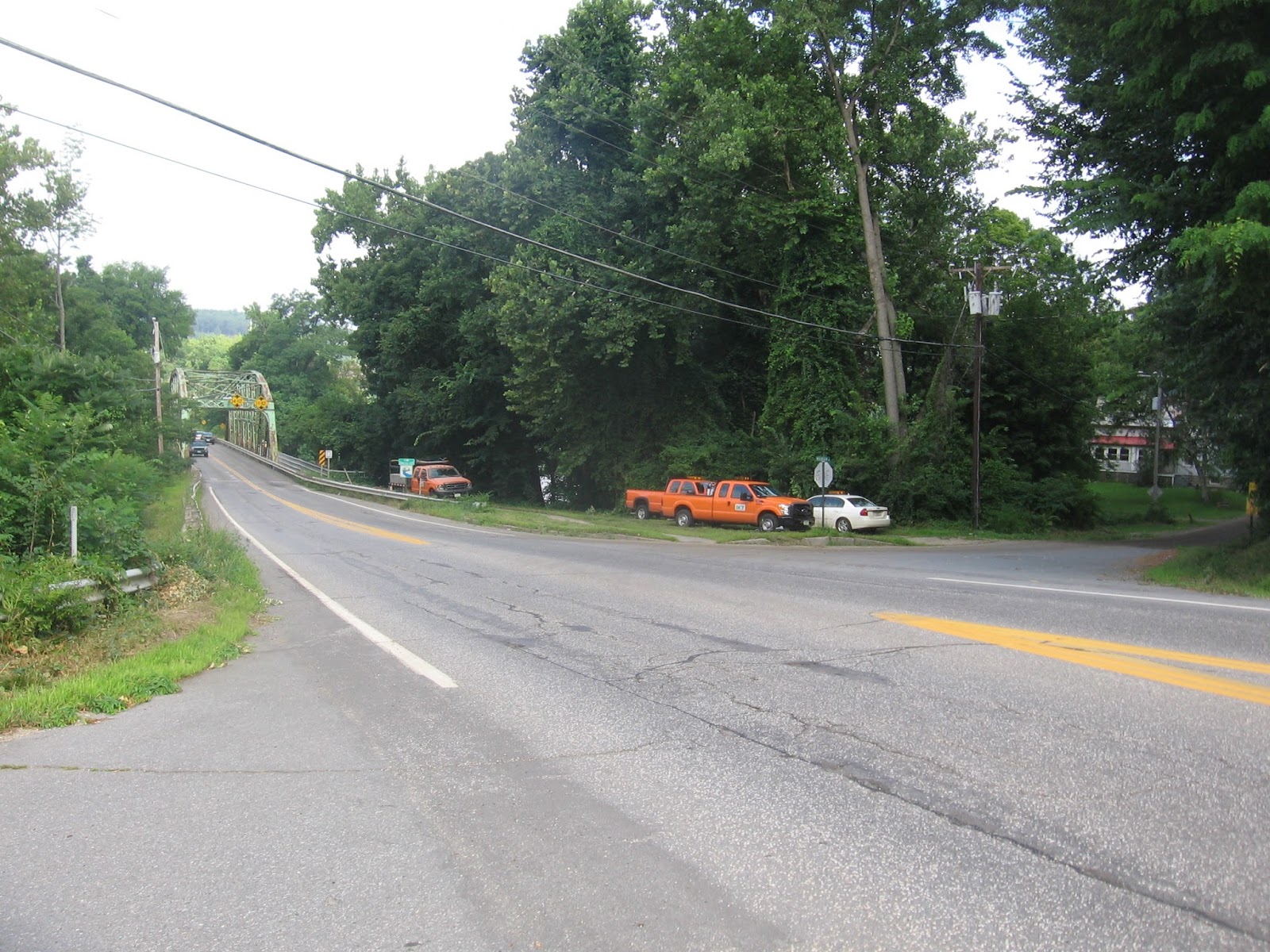The Popperville Town Hall Hinsdale, NH Route 119 Bridge Civil Protest.