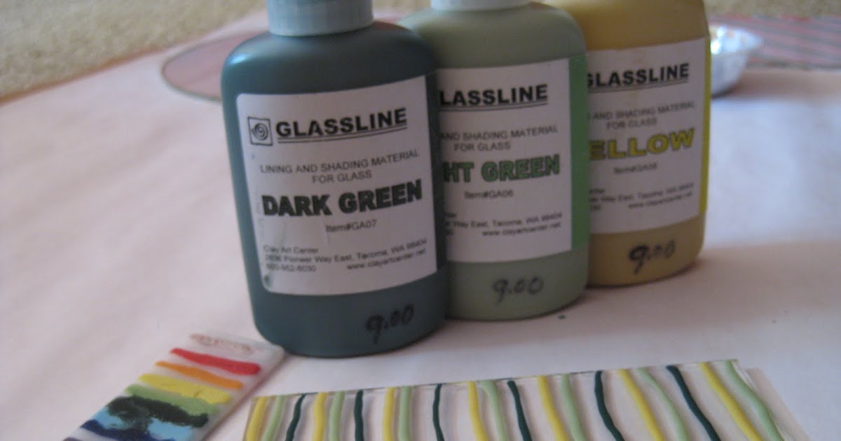 Calyx Glass Blog Glassline Paints on Clear Glass