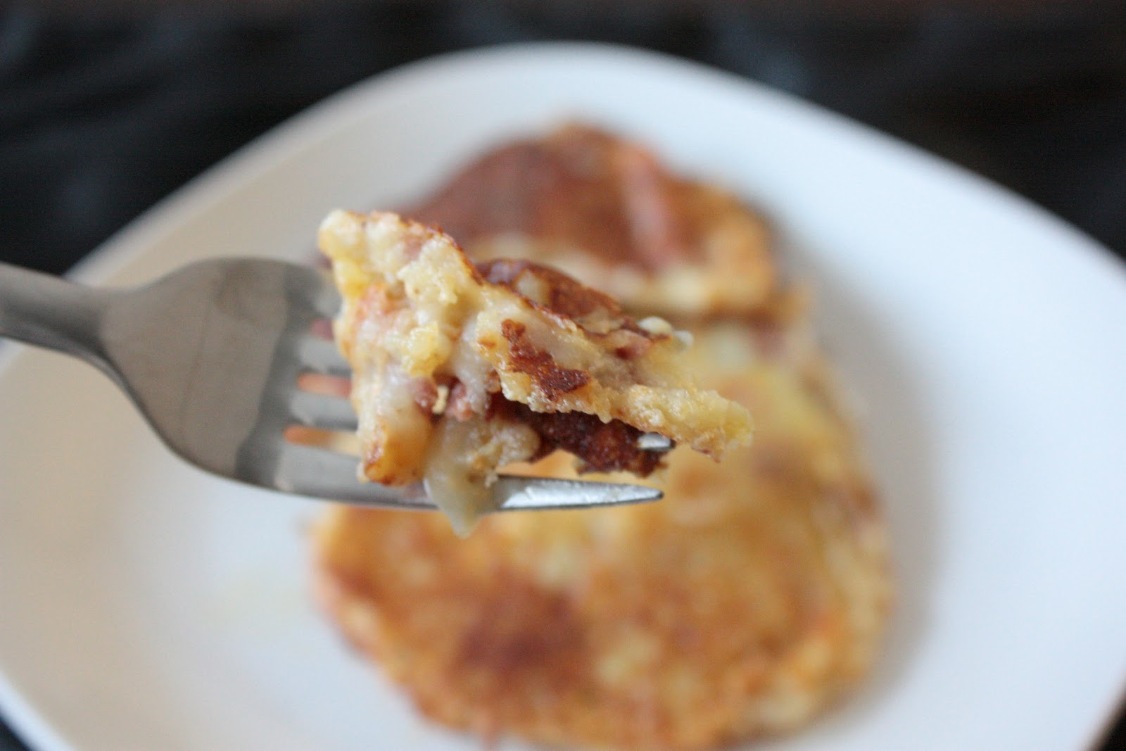 Momma Hen's Kitchen Cheesy Bacon Potato Pancakes