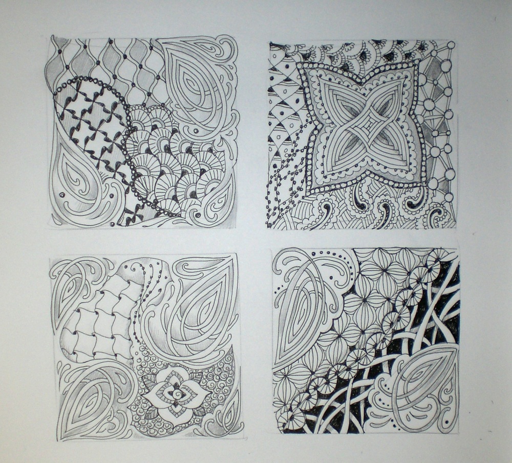 Debbie's Art Space Zentangle Doodles and Ribbons...