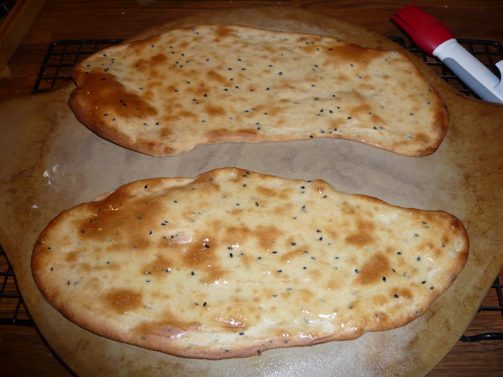 My Pampered Life Stoneware Naan Bread (easily dairy free/Vegan)