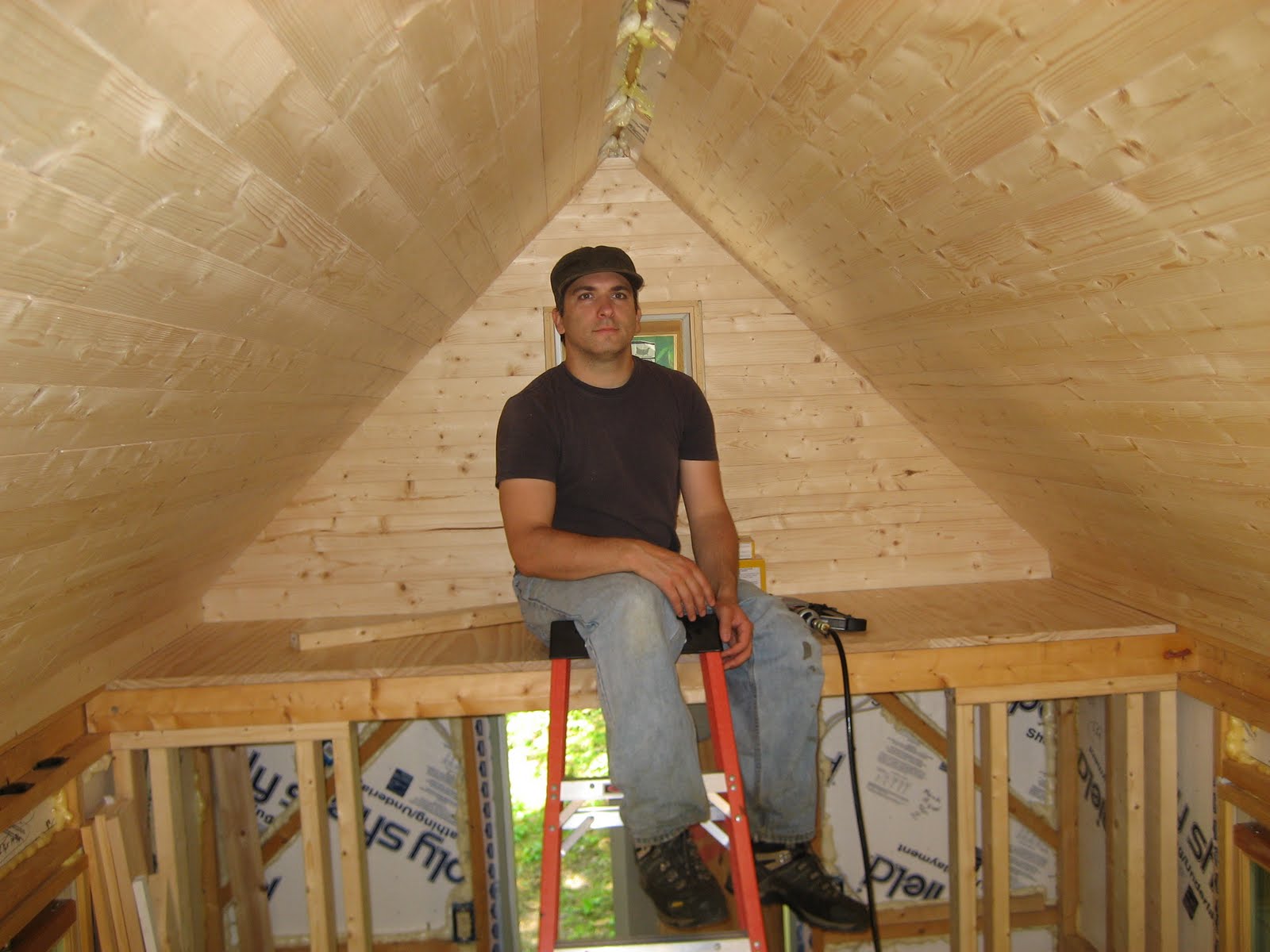 Car Siding Awesome The Kitchen Ceiling Is Tongue And Groove