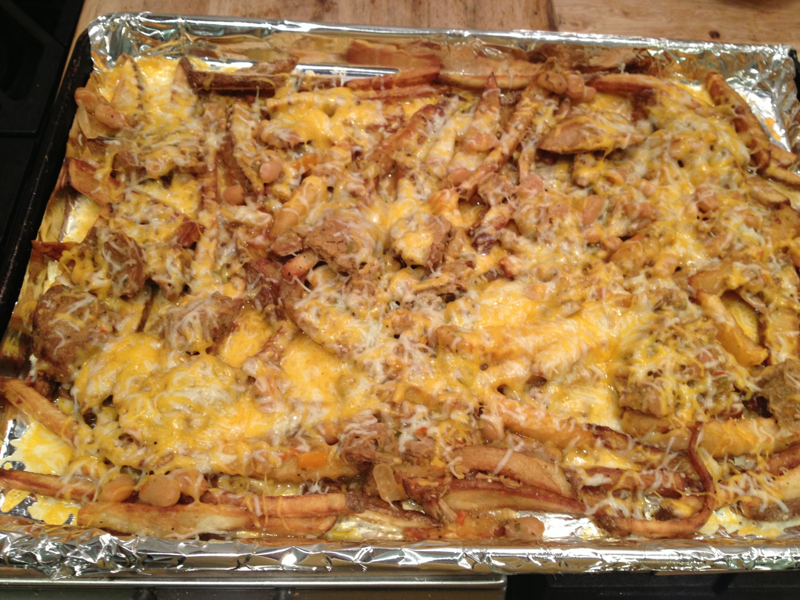 Let’s Eat Chili Verde Cheese Fries