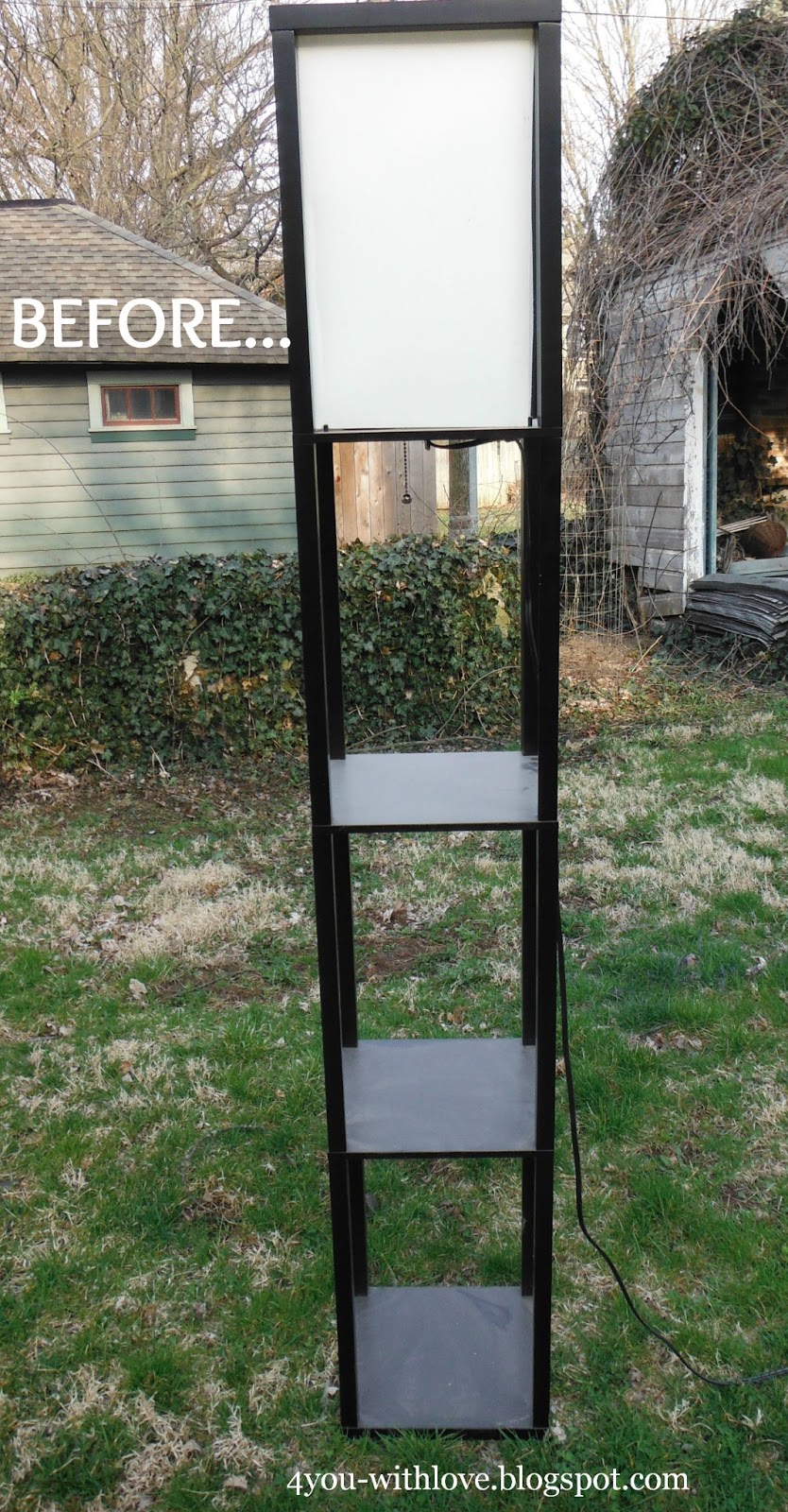 Floor Lamp Shade Redo 4 You With Love Floor Lamp Shade Redo