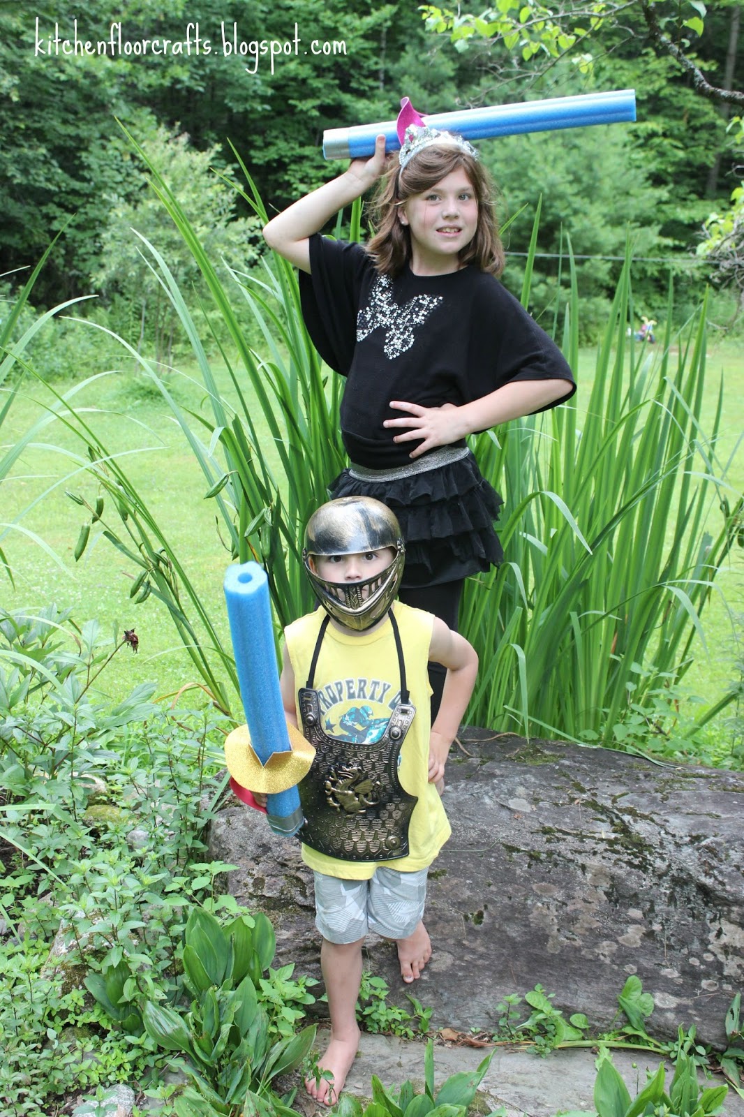 Kitchen Floor Crafts Pool Noodle Sword