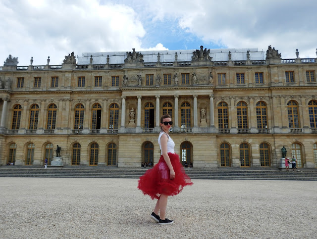 Versailles Chanel Red and White Panniers Sun