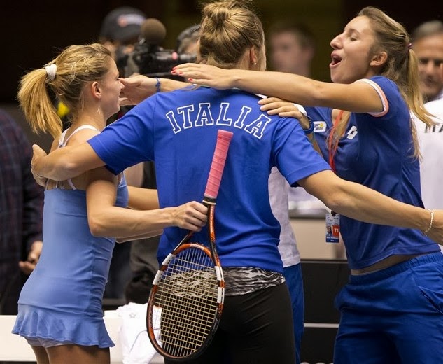 Tennis e Psiche FED CUP 2014 LA GIOVANE, VIOLENTA, ITALIA