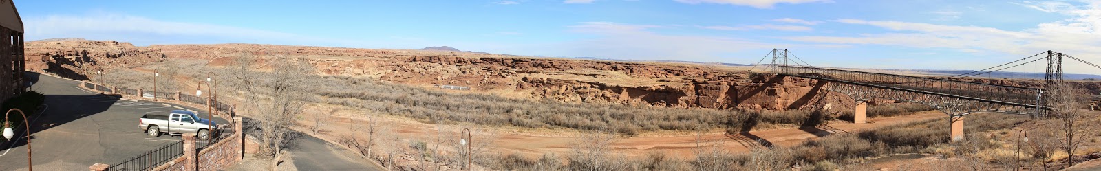 Pictures Of My Universe The Little Colorado At Cameron Az Here Is A Panorama Embled From The Previous Image And 6 Others Covering Almost 180 Degrees Of Azimuth On Right Highway 89 Bridge Over