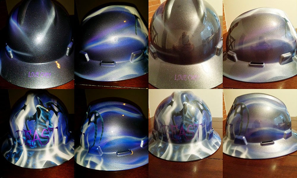 Zimmer DesignZ Custom Paint Custom painted hard hats from recently