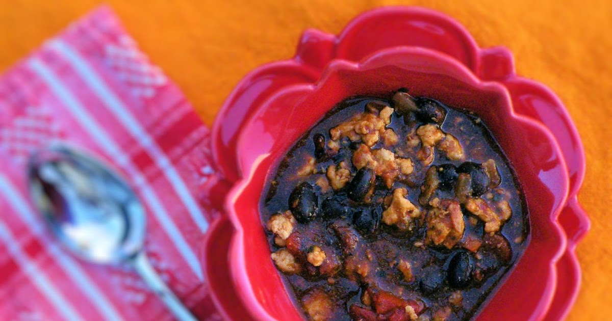 Vittles and Bits Smoky Black Bean & Bacon Chicken Chili