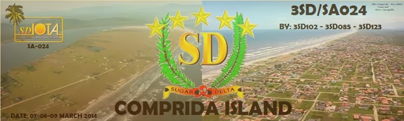 3SD/SA024 - Comprida Island, field opetation, iota, island on the air, eleven meters