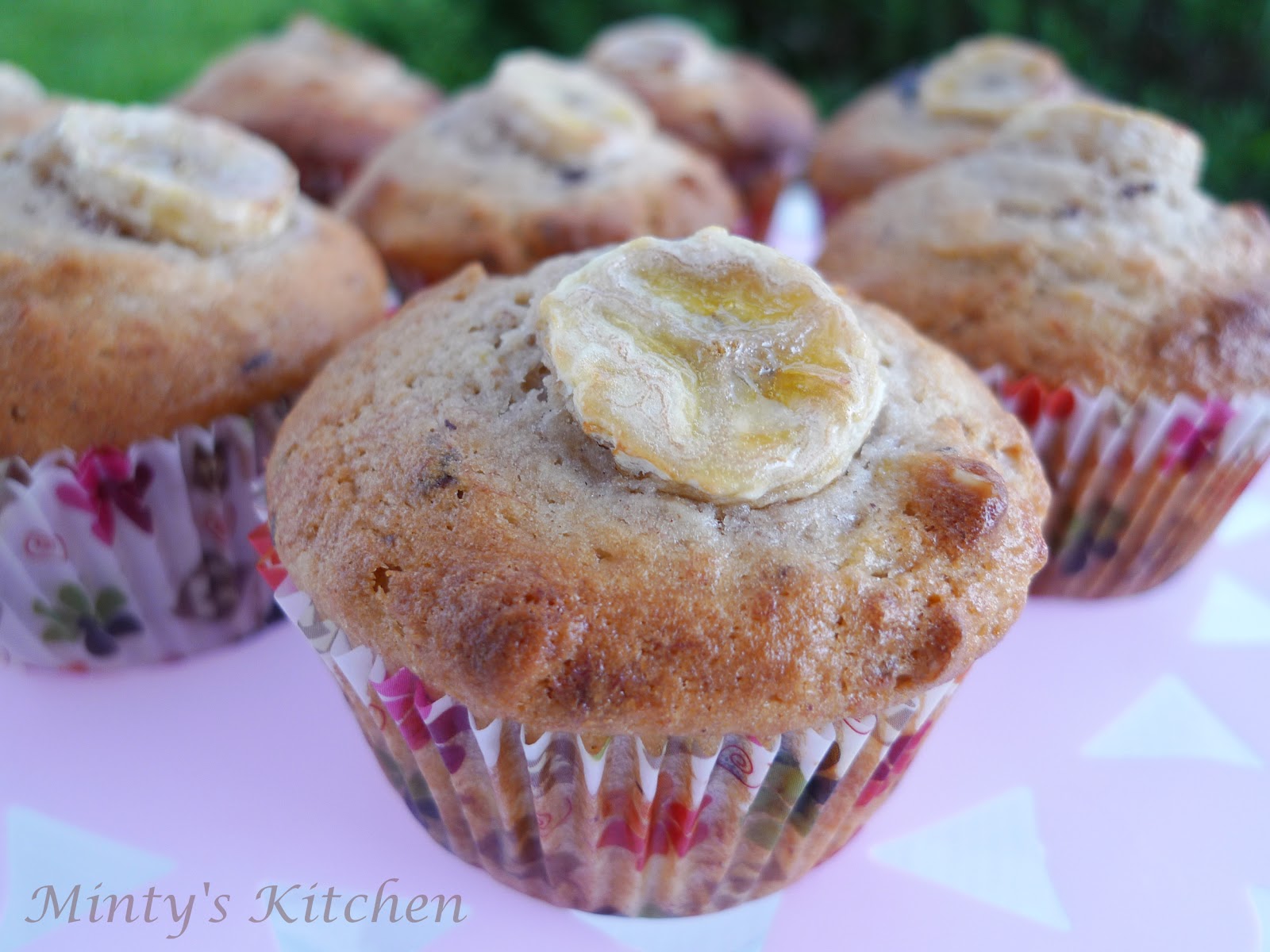 Minty's Kitchen BananaChocolate Muffins