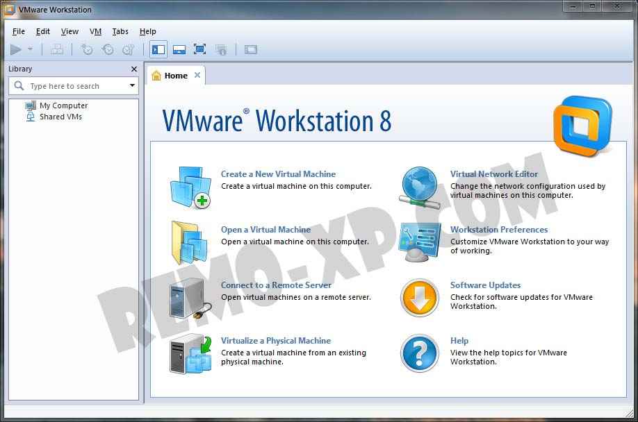 [ ] VMWare Workstation 8.0 ( Windows 8)
