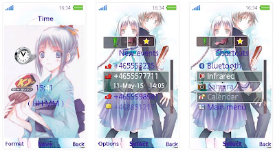 文學少女SonyEricsson手機主題for Aino﹝240x432﹞