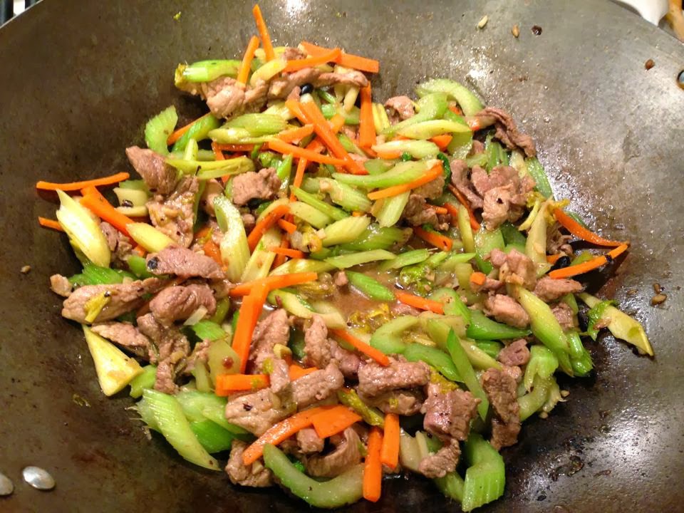 Shirley's Recipes Pork Stir Fry in Garlic Black Bean Sauce