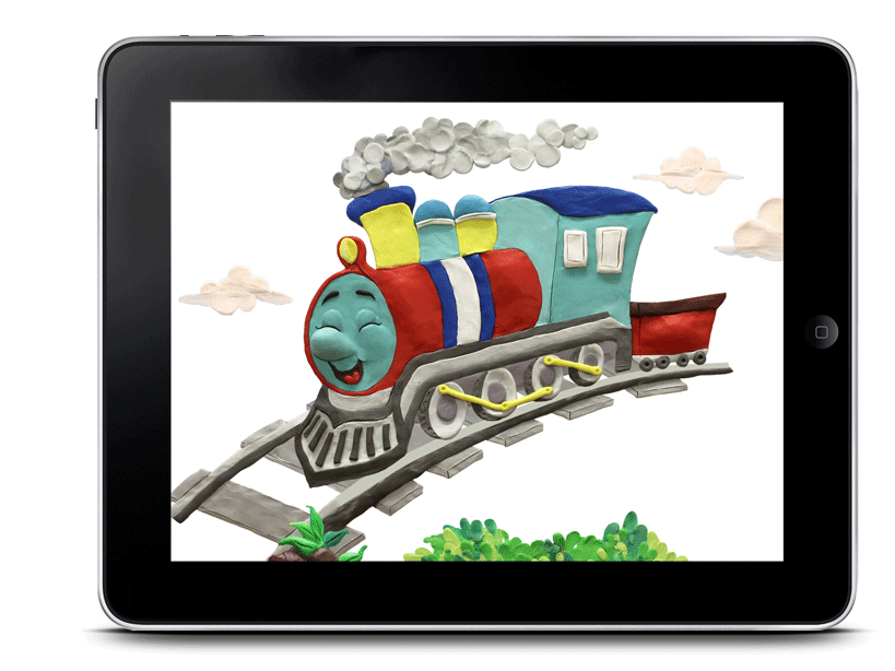 Hues & Views Toy train