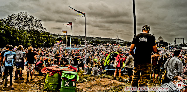 Pyramid Stage. Glastonbury Festival.