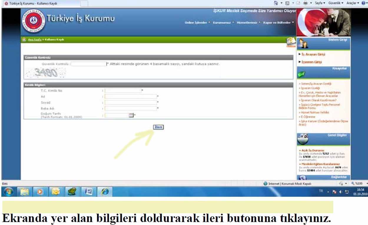 İş Kur Kayıt Belgesi Alma İş Kur Kayıt Belgesi Alma