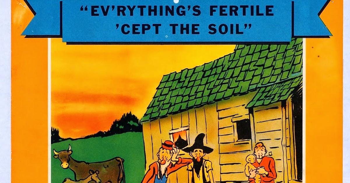 Two Men and a Little Farm FERTILE SOIL, VINTAGE POSTER SUNDAY