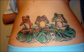 Cartoon Frog Tattoos
