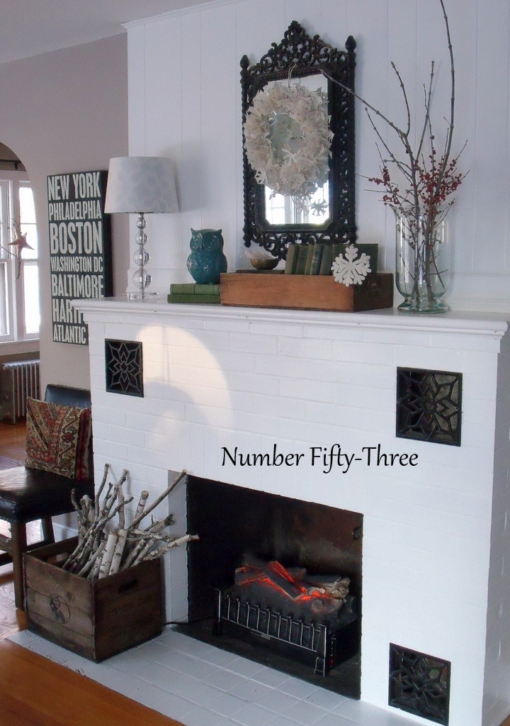 Number FiftyThree Favorite Things {January Mantel}